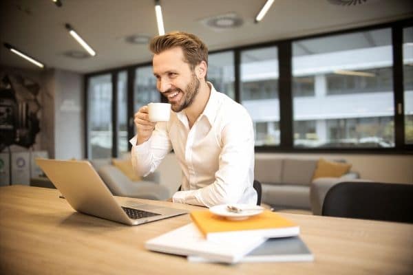 Happy CPA Firm Hiring Manager Hiring manager at CPA firm happy after finding employees!