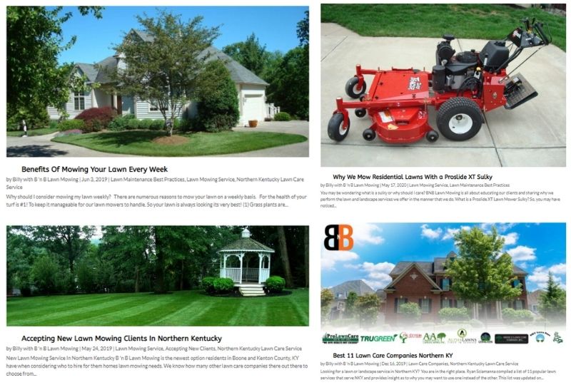 4 Blog Posts Around Lawn Mowing Topic 4 Blog Posts Around Lawn Mowing Topic